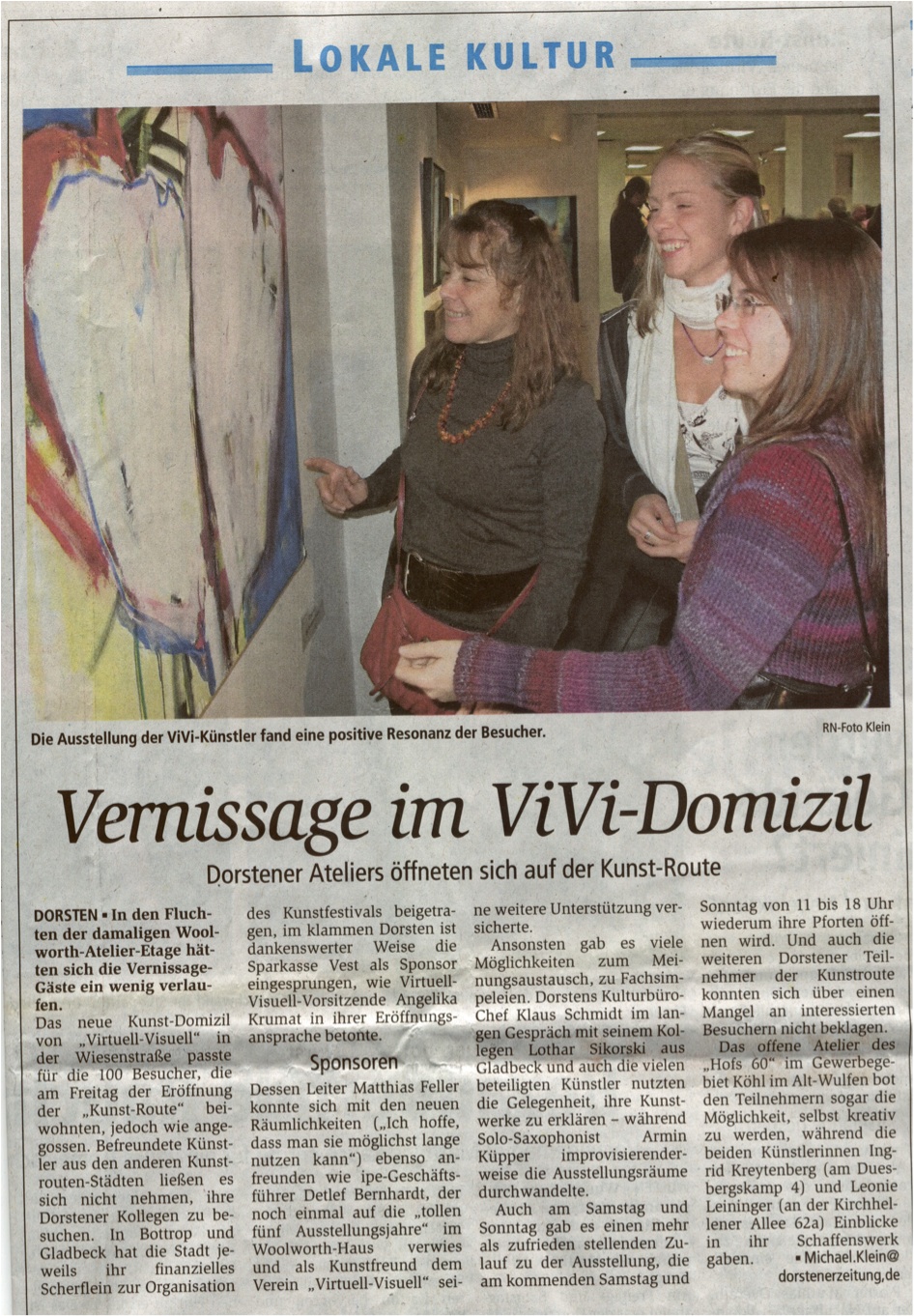 Dorstener Zeitung 26.10.09 - fehlt