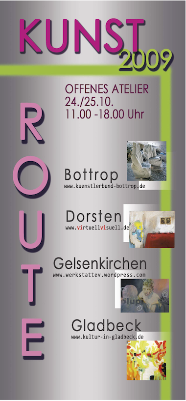 Austellung Dorstener Kulturroute 2009 Flyer Seite 1 - fehlt