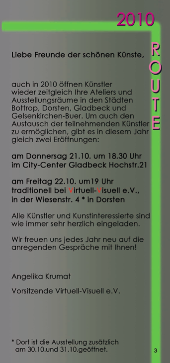 Austellung Dorstener Kulturroute 2010 Flyer Seite 3 - fehlt