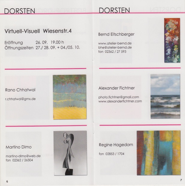 Austellung Dorstener Kulturroute 2014 Flyer Seite 2 - fehlt