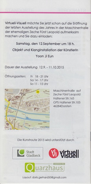 Austellung Dorstener Kulturroute 2015 Flyer Seite 3 - fehlt