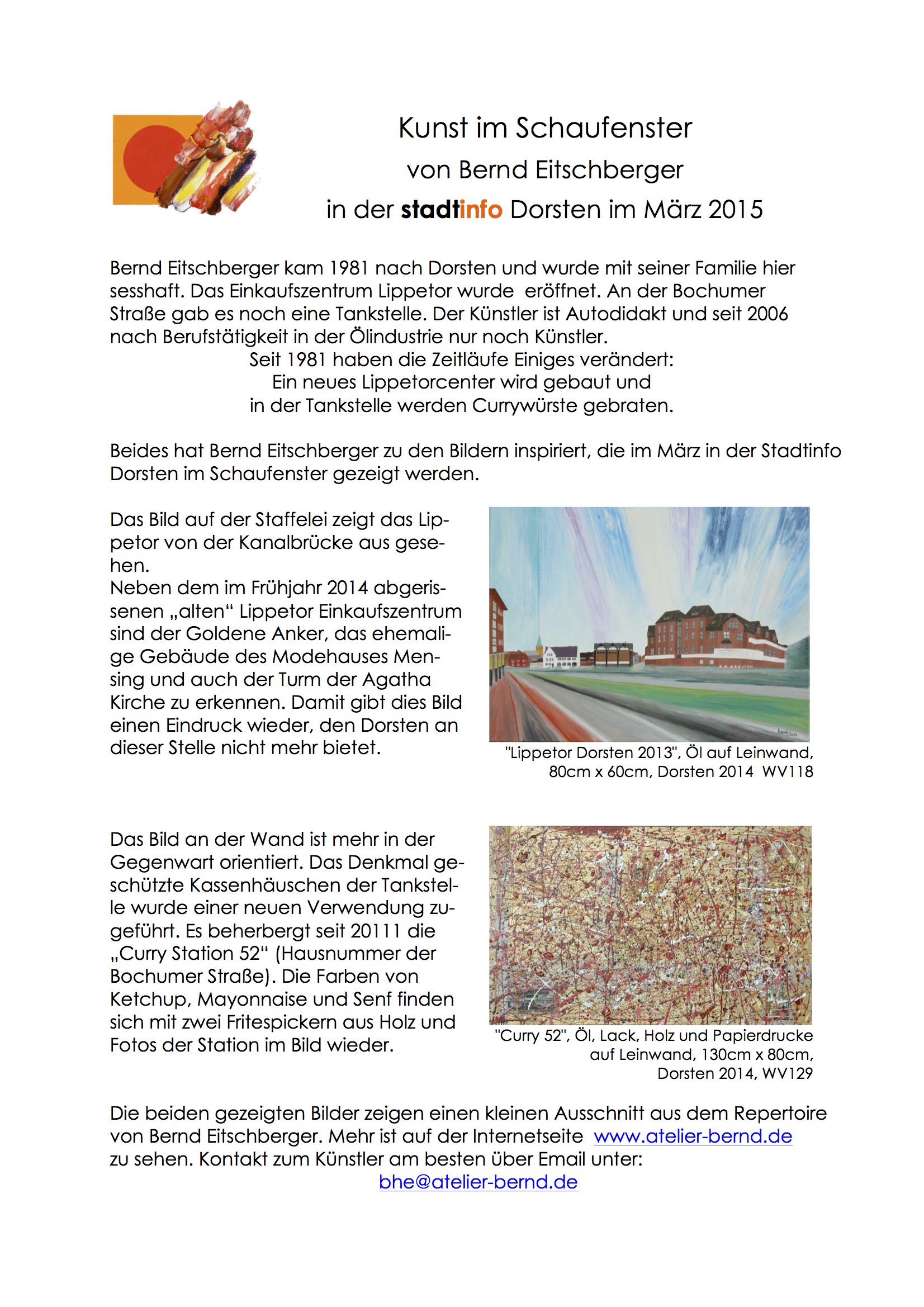 Ausstellung Stadtinfo Dorsten 2015 - fehlt