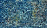 ‘Großes Blau’, Öl und Lack auf Leinwand, 130cm * 80cm, Dorsten, 2014, Nicht mehr in meinem Besitz