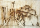 ‘Stern über Bilbao’, Kaltnadelradierung, 6 cm * 13 cm, Dorsten, 2009, Auflage 10