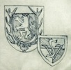 ‘Wappen’, Kaltnadelradierung, 10 cm * 10 cm, Dorsten, 2012, Auflage 30